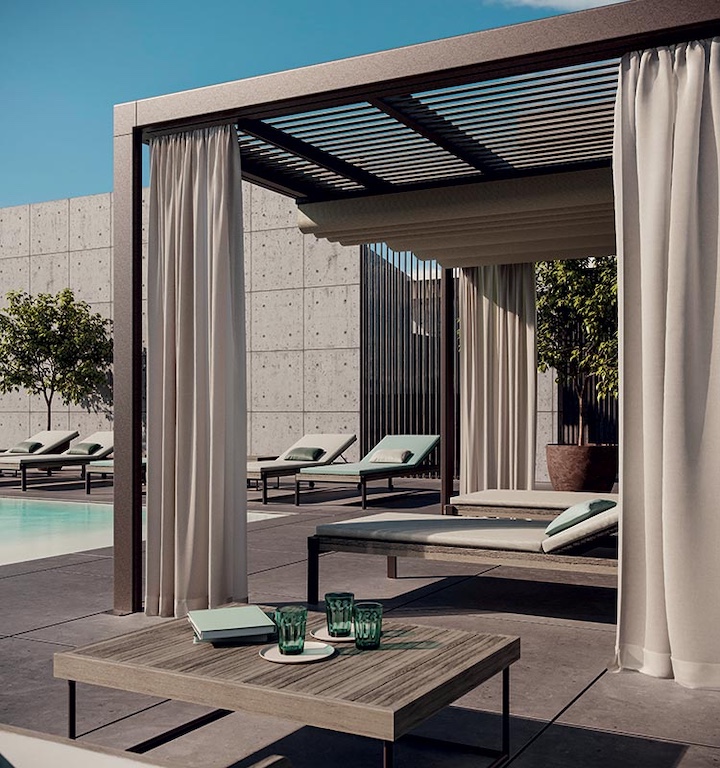 Ethimo Garten-Pavillons - diese Pavillons von Ethimo sind erhältlich bei Decoris Interior Design in Zürich mit Showroom am Bleicherweg - Innenarchitektur Zürich und Inneneinrichtung Zürich – Ihre Experten für Innenarchitektur, Planung, Bauleitung, Ausführung, Gestaltung
