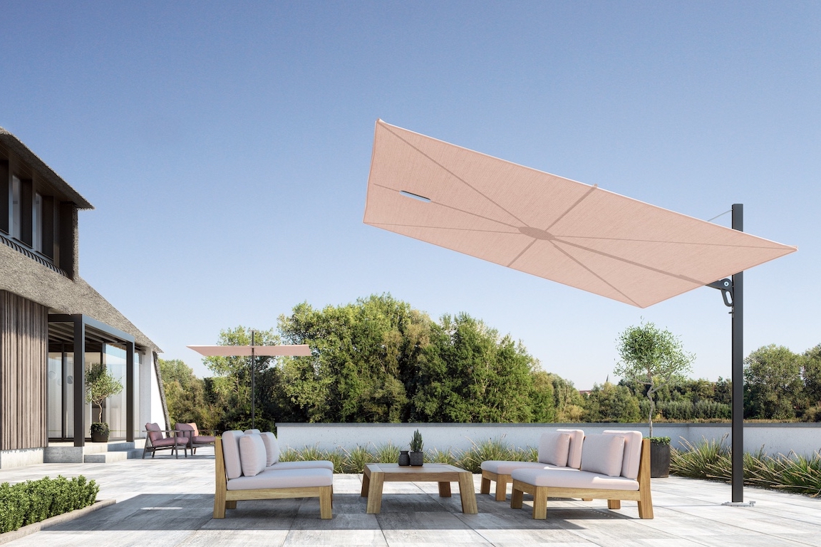 Umbrosa Sonnenschirme - diese Sonnenschirme von Umbrosa sind erhältlich bei Decoris Interior Design in Zürich mit Showroom am Bleicherweg - Innenarchitektur Zürich und Inneneinrichtung Zürich – Ihre Experten für Innenarchitektur, Planung, Bauleitung, Ausführung, Gestaltung