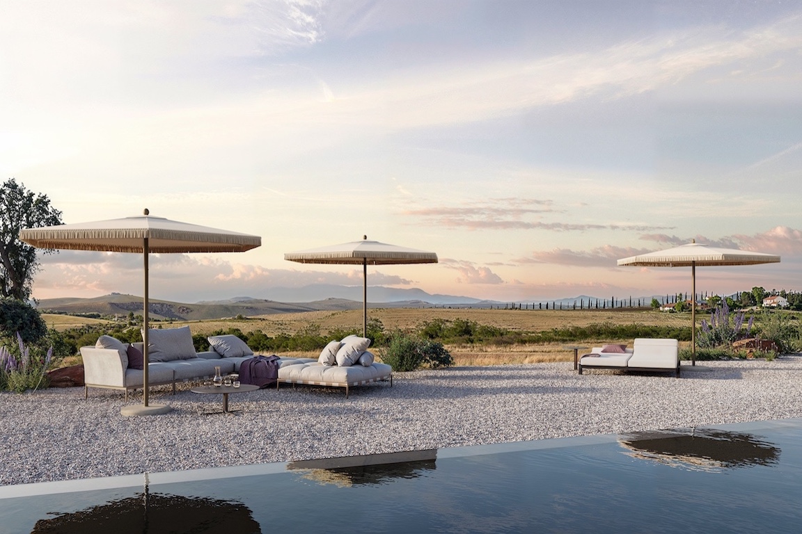 Umbrosa Sonnenschirme - diese Sonnenschirme von Umbrosa sind erhältlich bei Decoris Interior Design in Zürich mit Showroom am Bleicherweg - Innenarchitektur Zürich und Inneneinrichtung Zürich – Ihre Experten für Innenarchitektur, Planung, Bauleitung, Ausführung, Gestaltung